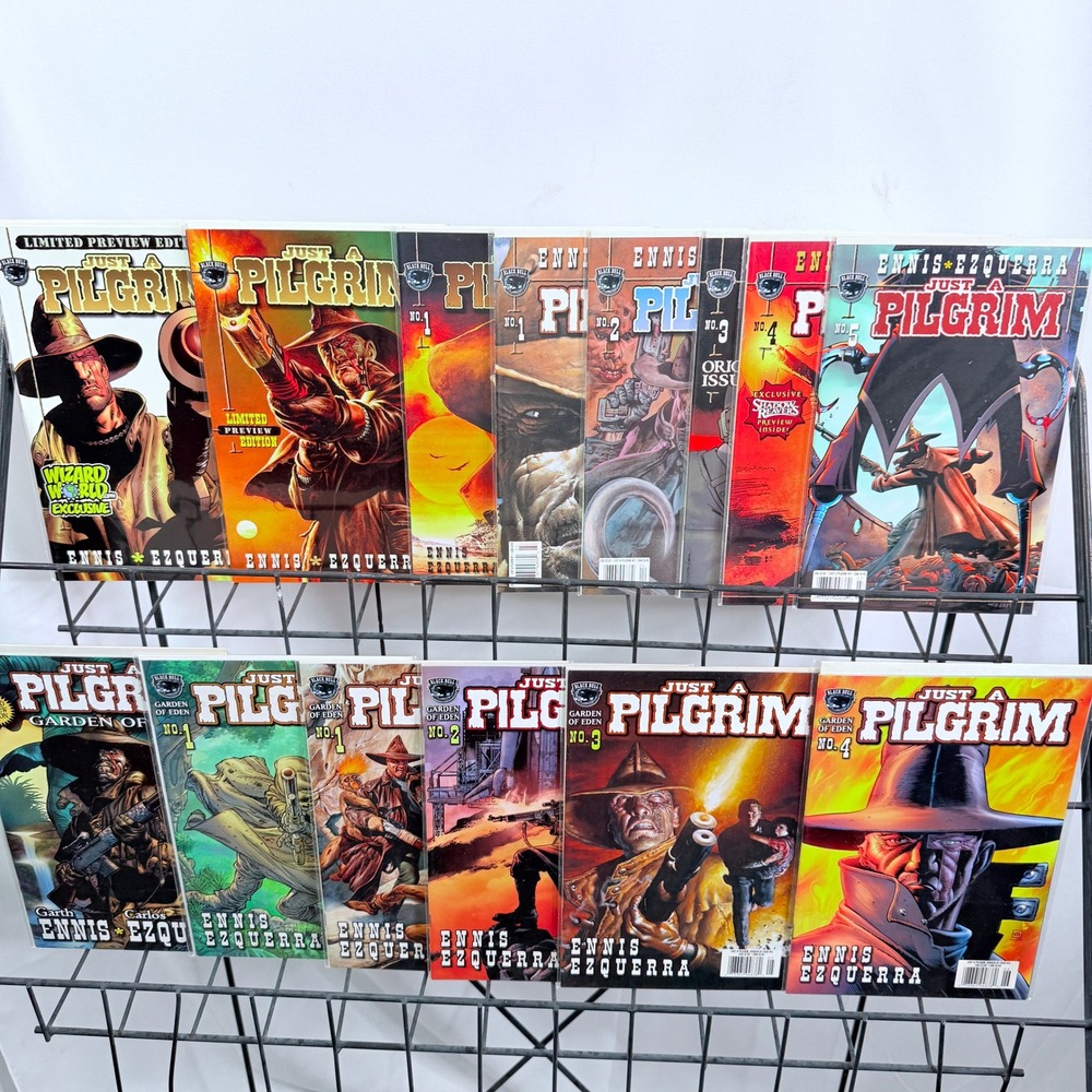 Just a Pilgrim Preview Edition 1-5 & Garden Eden 1-4 Lot Black Bull Wizard World